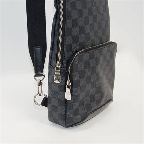 louis vuitton damier graphite avenue sling|Louis Vuitton men's sling bag.